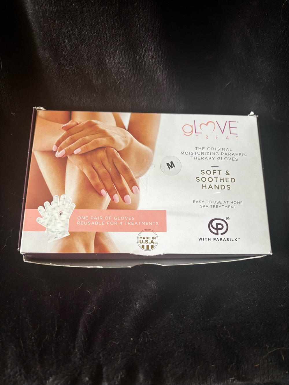 Glove Treat Paraffin Therapy Moisturizing Gloves Medium New Spa Treatment